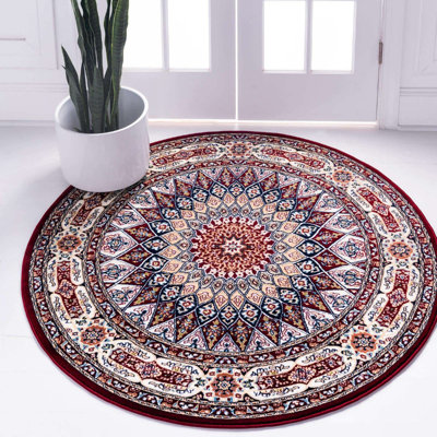 Tapis traditionnel de couleur rouille Kelayeh