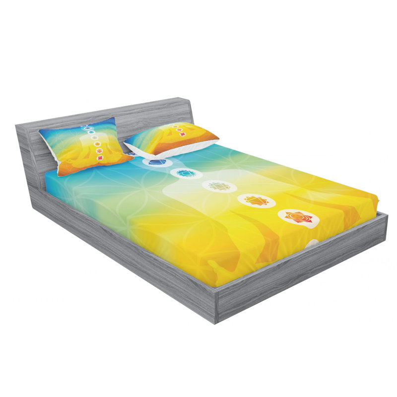 Microfiber Sheet Set, Queen Sheet Set with Fitted Sheet