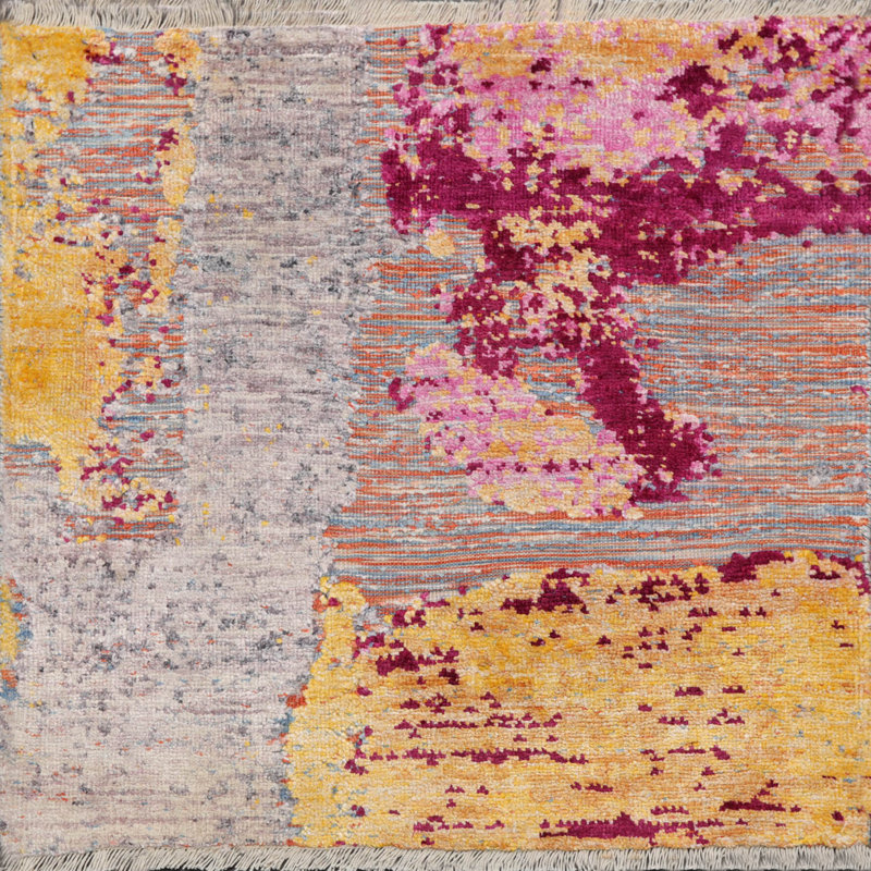 Tapis oriental doré