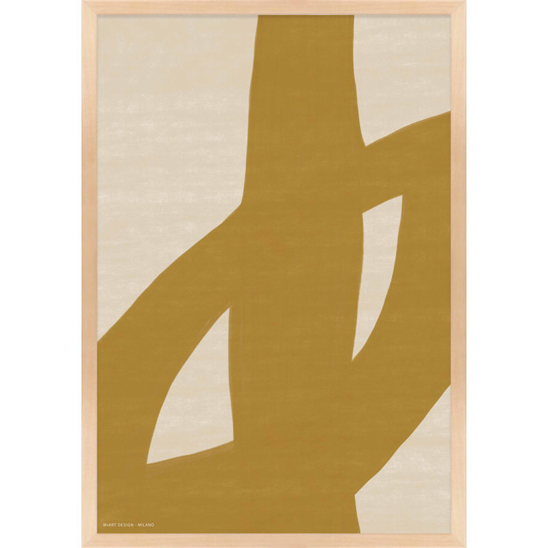 Form And Fusion 1 by Romina Gadler, 30" H x 21" W x 1.25" D, Maple Framed Paper