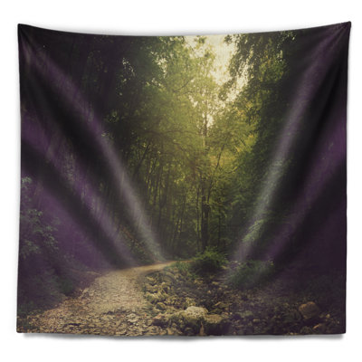 Tapisserie «Wild Way into the Dark Forest»