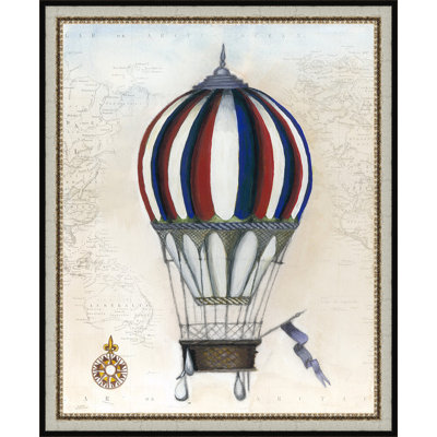 « rétro air chaud », impression encadrée