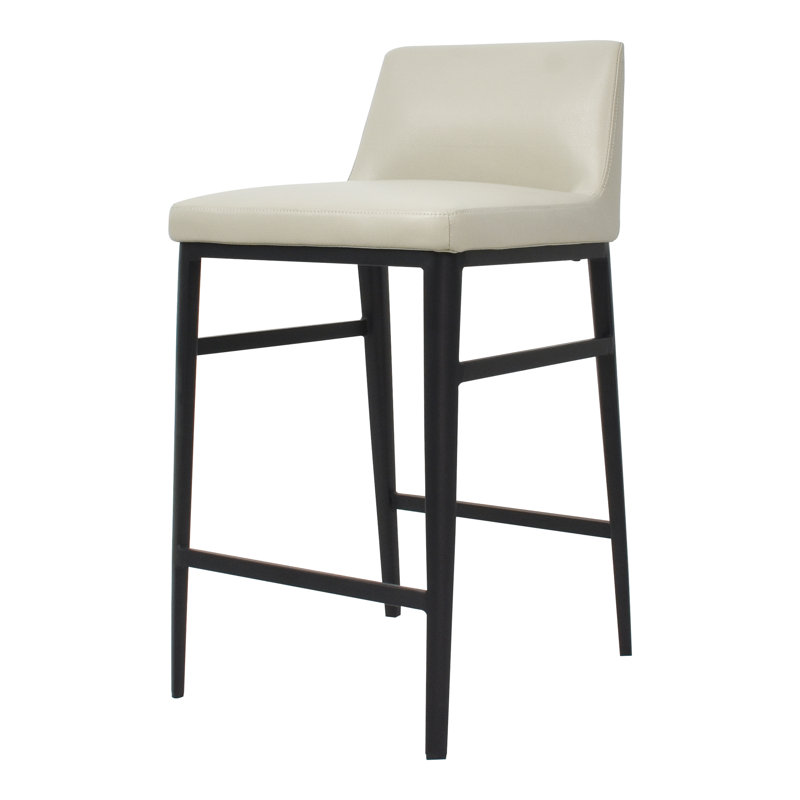 Baron 25.6" Bar Stool, Blue, Counter Stool (25.5” Seat Height)