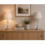 Wauregan 55cm Crystal Glass Chrome Table Lamp-106542952