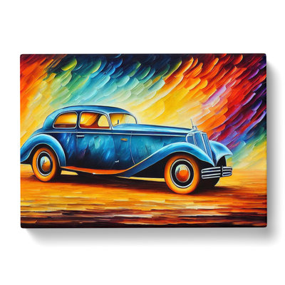 Painted Classic Car Vol.4 Abstract - Wrapped Canvas