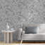 Marble Stone Charcoal Luxury Wallpaper
