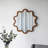 Wooden Accent Mirror with Unique Frame