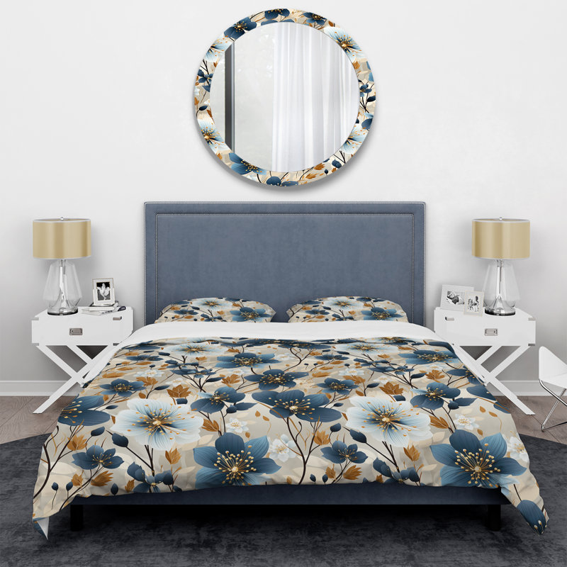 Ensemble de housse de couette Mehrunisha, Housse de couette pour très grand lit et 2 très