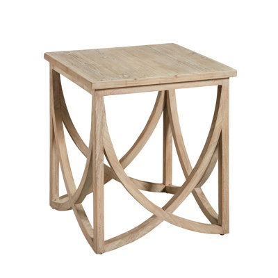 Wishbone Solid Wood End Table