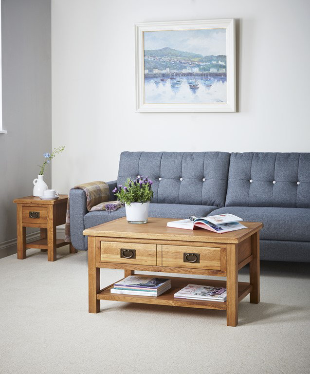 Benjamin Petite Coffee Table with Storage