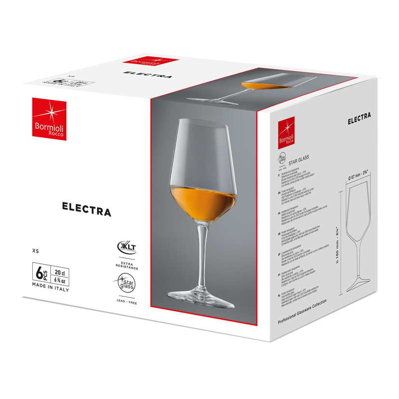 Bormioli Rocco 190ml Glass Cordial Glass Glassware