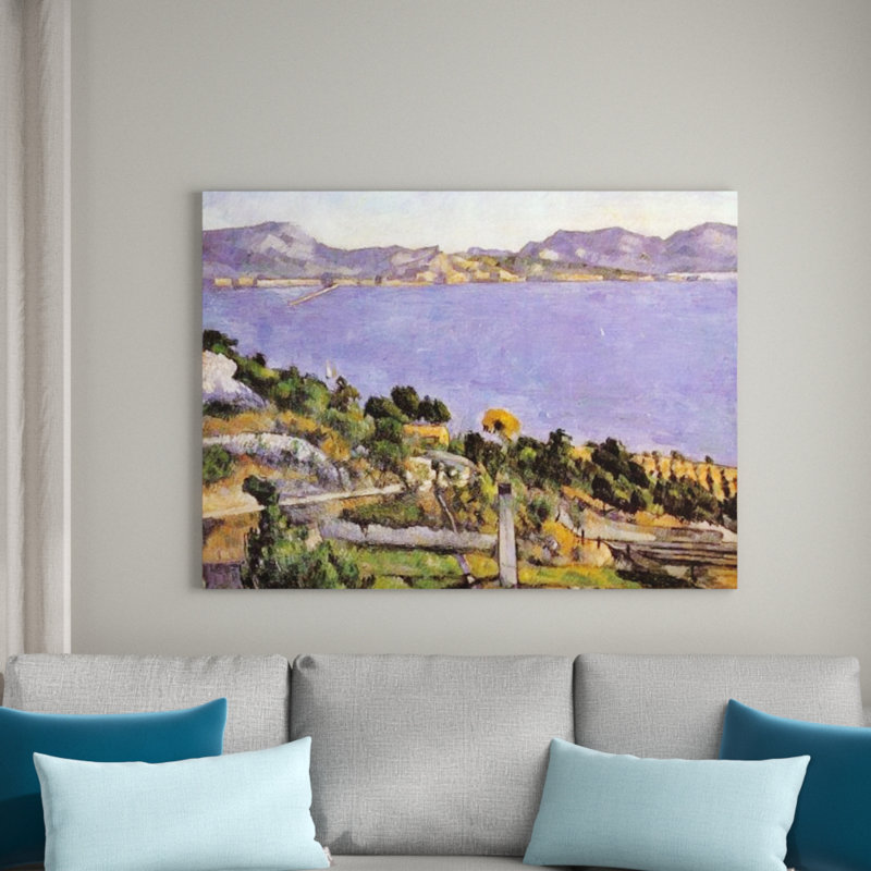 Paul Cezanne - Wrapped Canvas Painting, 60cm H x 80cm W x 1.8cm D