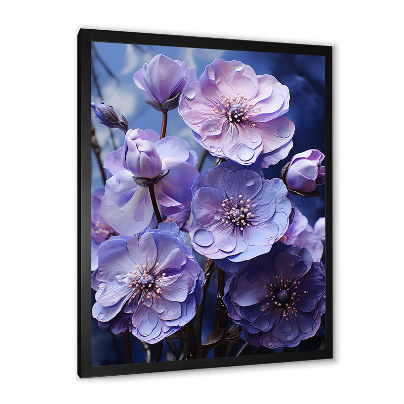 Allure mystique sur toile, Cadre simple noir, H 20 po x l 12 po x P 1 po