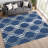 Machine Washable Indoor/Outdoor Hashlamoun ACN2326 Mid-Century Modern Rug-1892534427