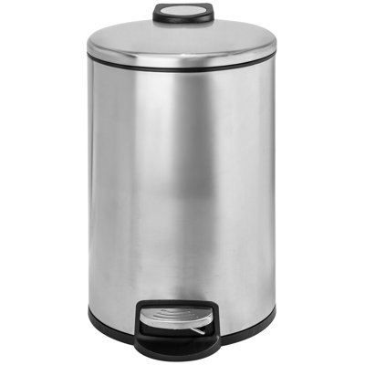 Acento 3.2 Gal., Round Soft Close Premium Pedal Waste Bin in Matte
