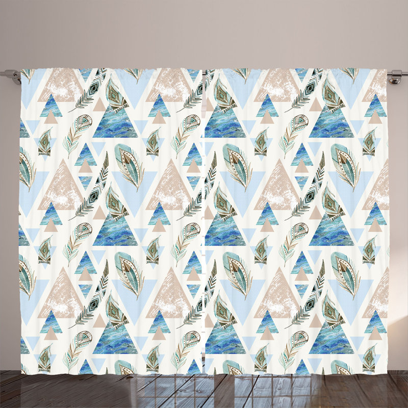 Semi Sheer Curtain Pair