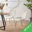Palermo Velvet Modern Dining Chairs with Tapered Metal Legs & Quilted Diamond Stitching-2145800068-2027517385