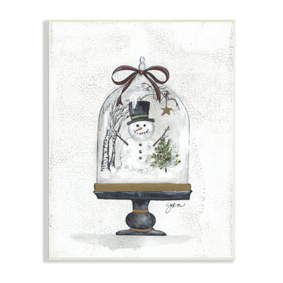 Snowman Winter Scenery