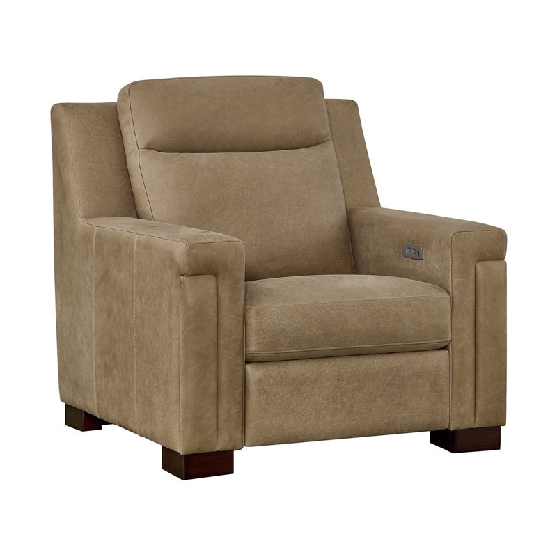 Universal Upholstery Upholstered Chair, Tan Leather