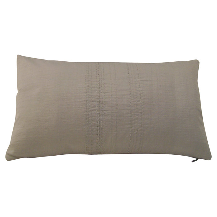 Keena Rectangular Cushion, Silver
