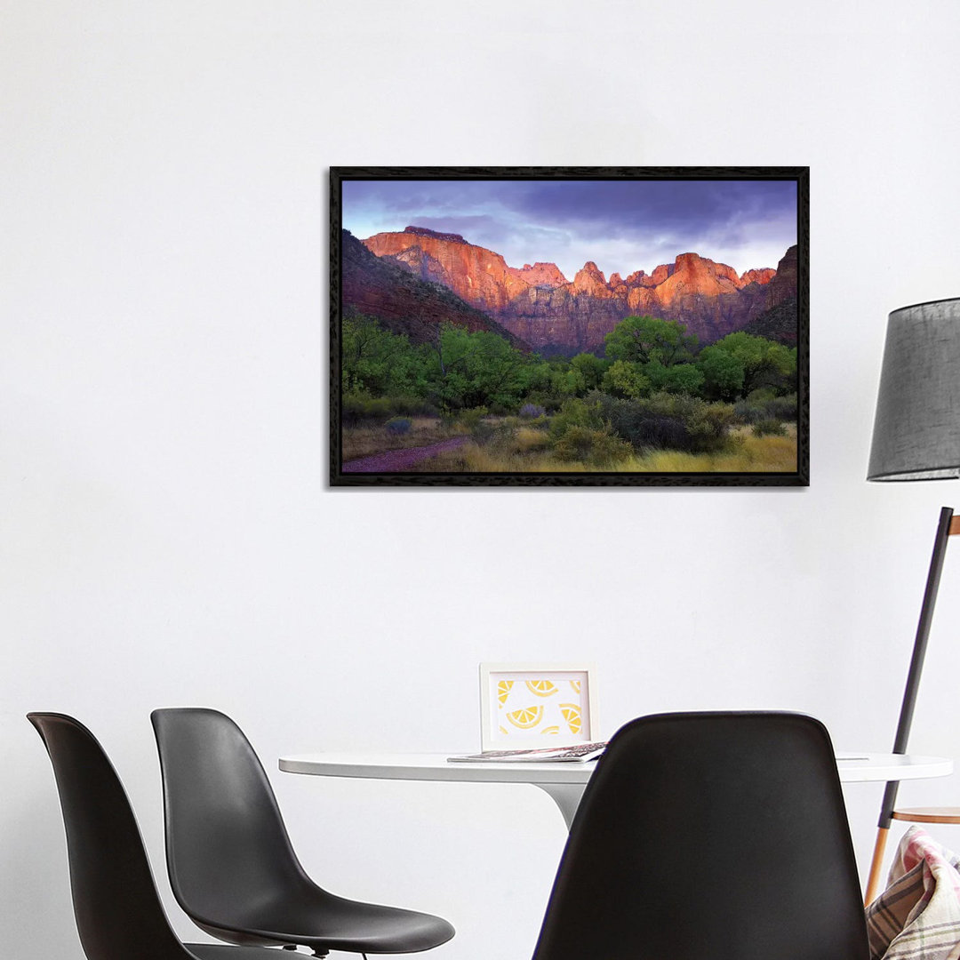 Türme der Jungfrau, Zion National Park, Utah von Tim Fitzharris - Galerie-verpackte Leinwand Giclée