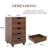 5-Drawer Rolling Office File Cabinet with Wheels, Under-Desk Storage Organizer for Documents, Files & Supplies – Home Office Filing Cabinet for Small Spaces, Mobile Storage Solution-1911193359