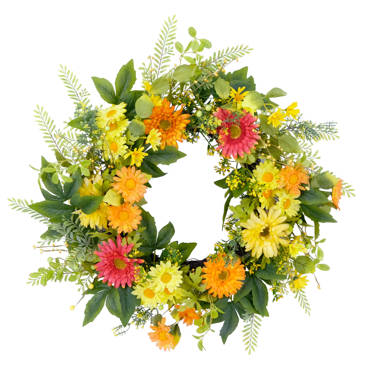 Rosalind Wheeler 24 Foam Wreath & Reviews