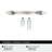 Intertwine 3-3/4 inch (96mm) Center-to-Center Satin Nickel Cabinet Pull - 25 Pack-111778870-111778873