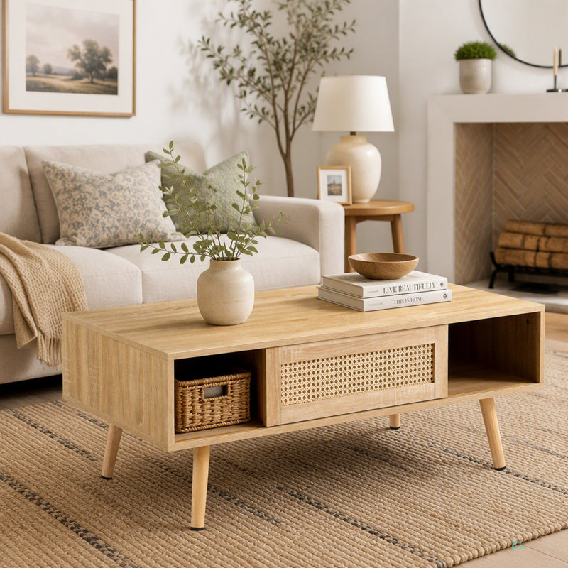 Table basse avec rangement