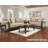 Halima Carved Wood Frame Loveseat-2013640243