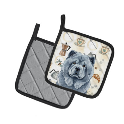 Paire de poignées Blue Chow Chow