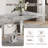 Rectangular Dining Table, Modern Table with U-Shaped Base-116307345-116307347