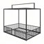 Lit plateforme robuste en métal-990147623-990147624