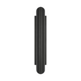 Thom Filicia Ruxton 1 Light Outdoor Fixture In Textured Black Finish With Textured Black Shade