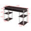 Bureau d'écriture avec tablettes sans outils Edwin-20718617