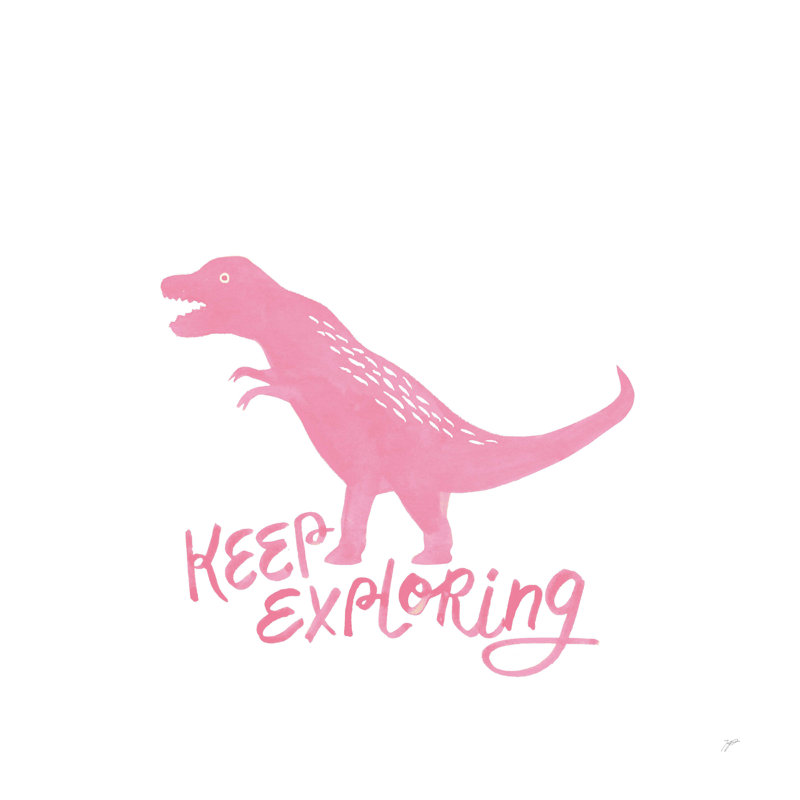 «Jacqualine Dino Inspiration VIII» sur toile par Karyn Panganiban, H 12 po x l 12 po x P 1,25 po