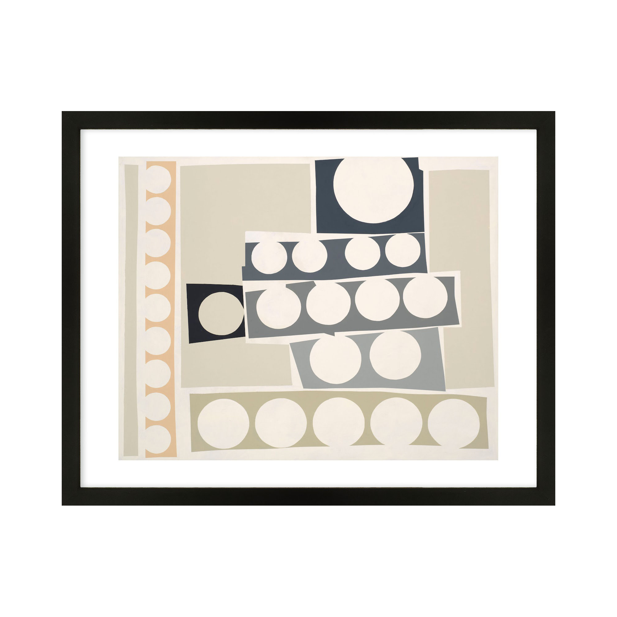 Cosmos 6.0 by Lee Lessem, 40" H x 50" W x 1.25" D, Black Framed