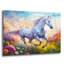  «Gallop Unicorn» par Dean Russo, art mural en verre acrylique, 36 po x 24 po-1671414371