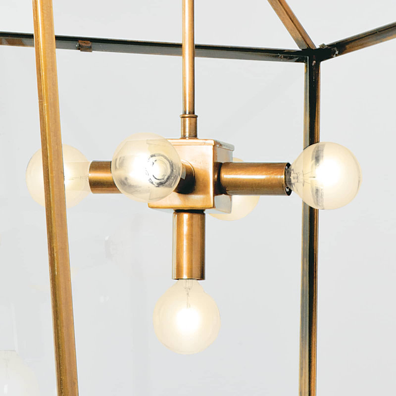 Camden Lantern, Natural Brass