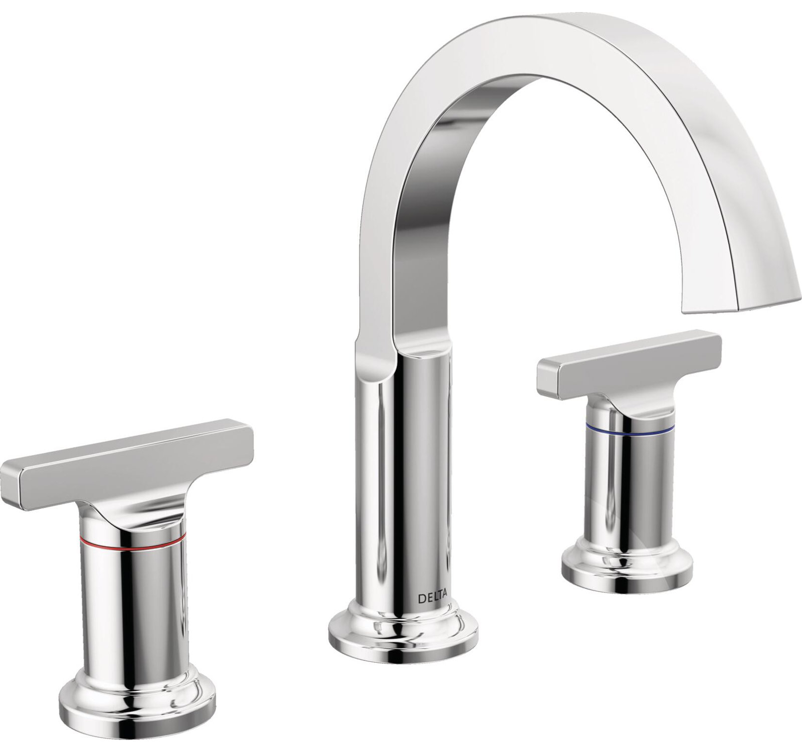Tetra Widespread Bathroom Faucet with Drain, Chrome