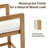 Quick-Assembly Bar Stool ,Wood-Grain Finish Aluminum Bar Stool and Bar Table, Weather-Resistant and Rustproof Ideal for Gardens and Patio (1 Table and 2 Stools)
