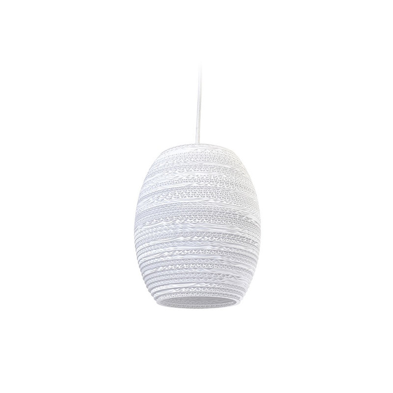Luminaire suspendu Scraplights Oliv - blanc, Blanc