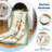 Jungle 2x6 Kitchen Runner Rug, Washable Animal Print Soft Non Slip Hallway Runner Tropical Botanical Thin Peacock Monkey Floor Rugs-2144069606-2144069613