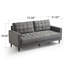Canapé à accoudoirs carrés 75,28 po Gwendoline-1353638139