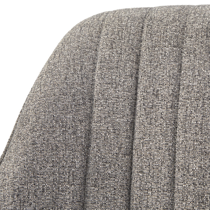 Chaise avec accoudoirs rembourrée en polyester Scuderi