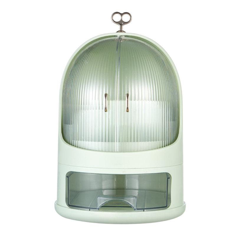 Plastic Makeup Organizer, Green