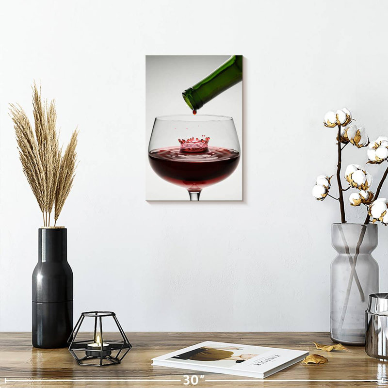 Yarlin Wine Drop, 36" H x 24" W