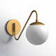Granger Single Light Steel Dimmable Plug-in Swing Arm Sconce