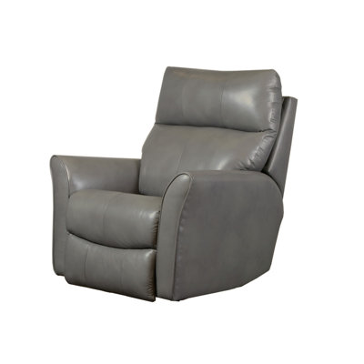 Fauteuil inclinable et berçant en cuir Stardust