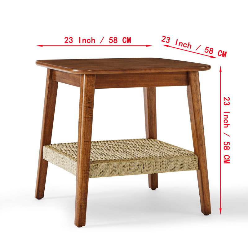 Larenz Rectangular Outdoor Side Table